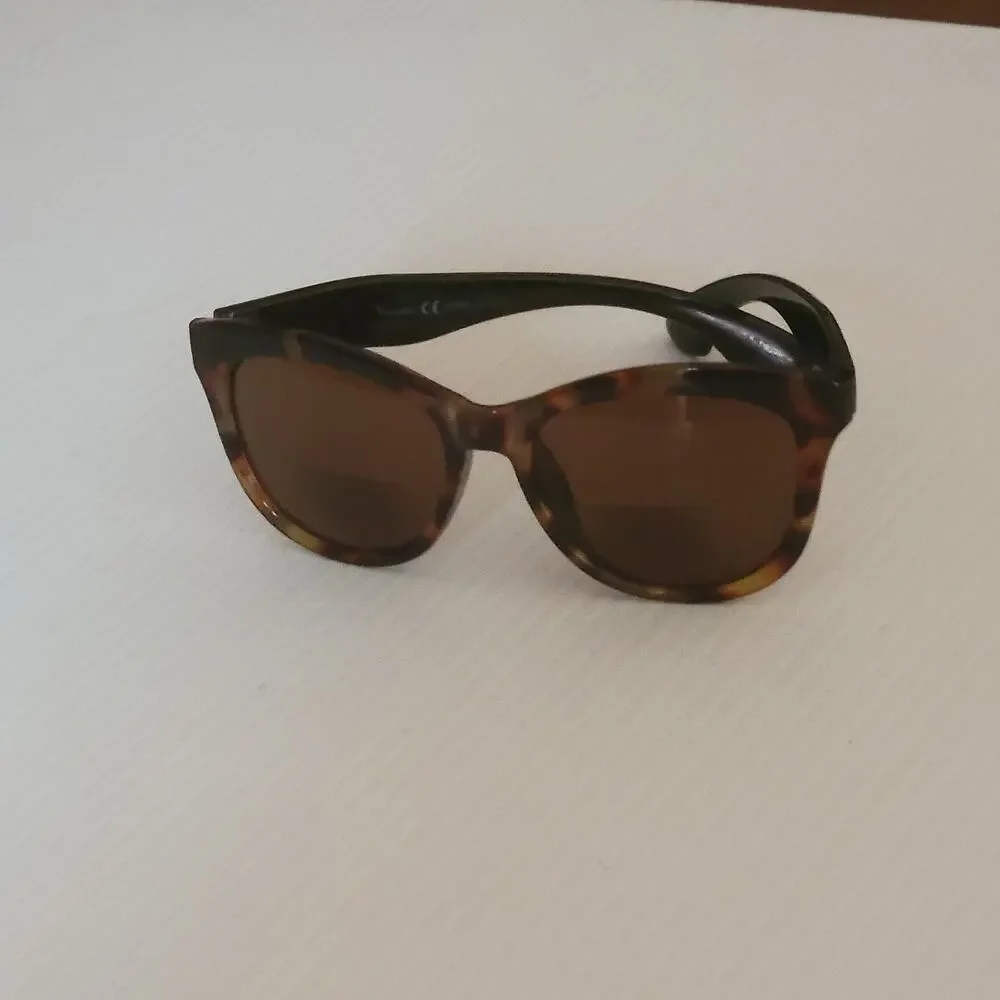 Peepers Reading Sunglasses Brown Tortoise Frame Brown Lens Caliente Sun +3